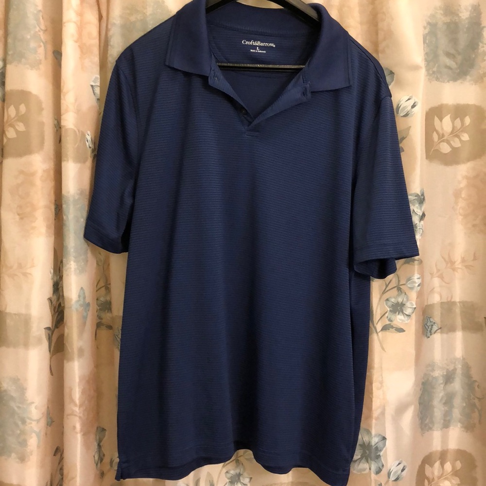Croft & Barrow Blue Dri-fit Men’s Polo
